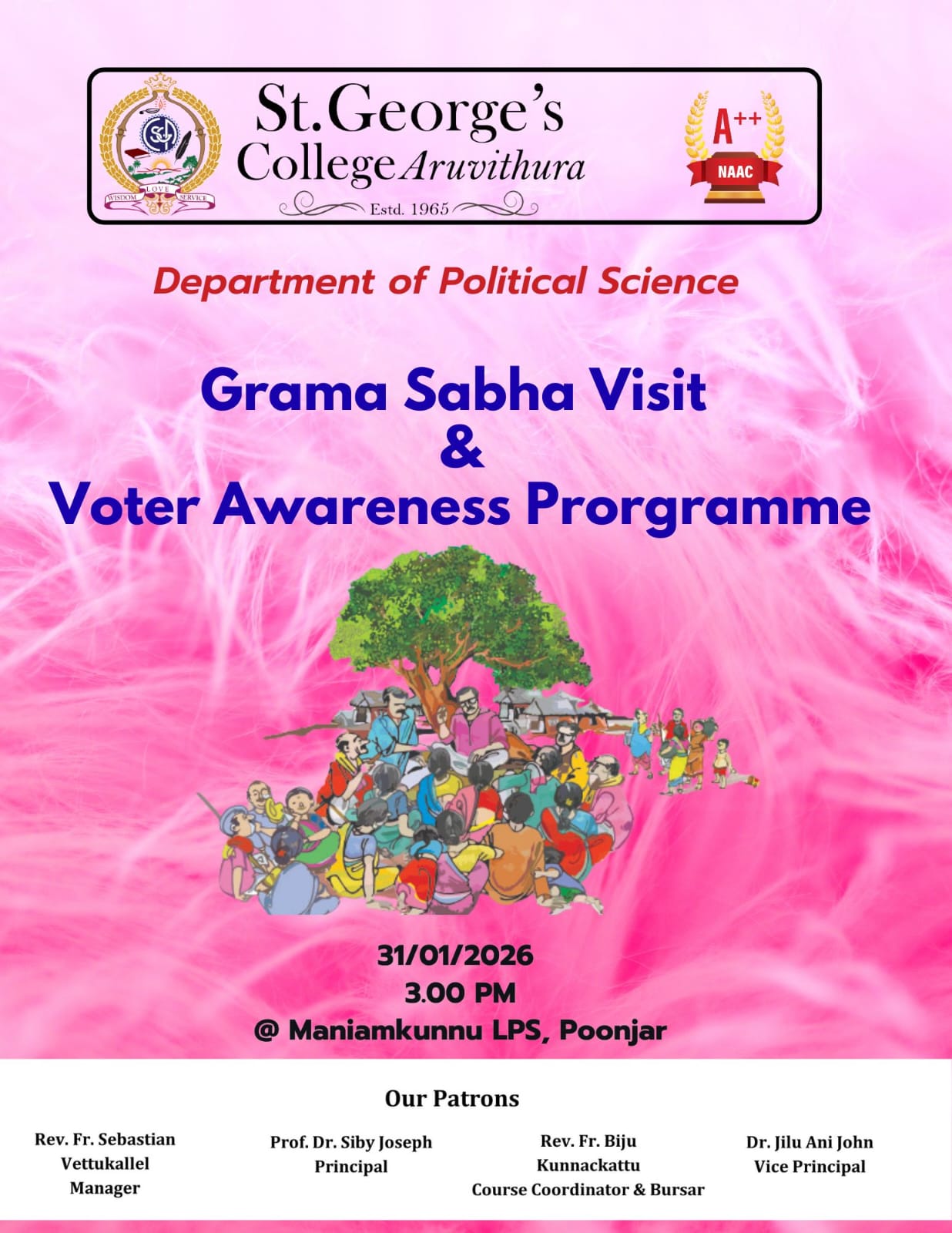 Grama Sabha Visit & Voter Awareness Programme